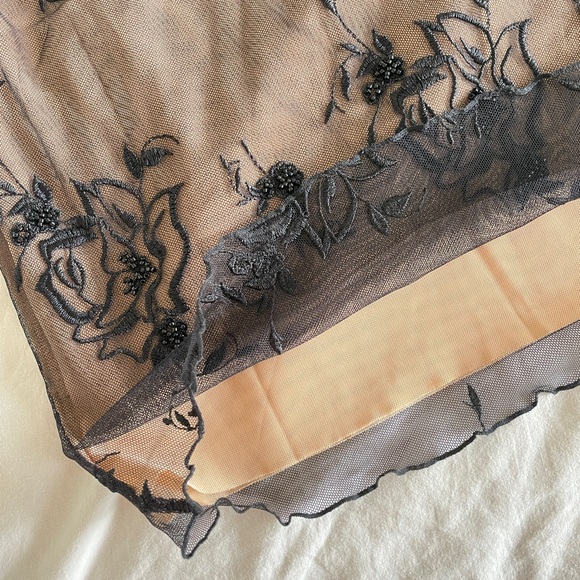 Meshki Embroided Mesh Skirt - Picture 3 of 7